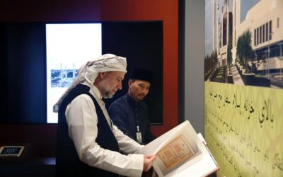 Kunjungan Rasmi Ke Balai Khazanah Islam Sultan Haji Hassanal Bolkiah Oleh Dr Nizar Mahmoud Qasim Al-Sheikh, Pemangku Pengarah Sains Dar Al-Siddiq, Jeddah.